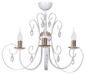 Candelabru Foreman 3 White 315/3 Emibig Lighting, Clasica, E14, Polonia