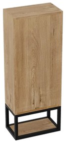 Dulap coloana mediu suspendat Rune Snorri 35 cm finisaj negru-lemn