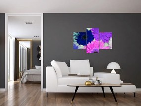 Tablou cu flori colorate (90x60 cm)