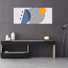 Tablou - Abstracție minimalistă N⁰2 (120x50 cm)