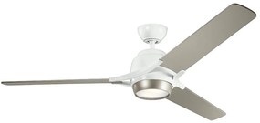 Ventilator LED dimabil de tavan Kichler KLF-ZEUS-60-WHT ZEUS LED/10W/230V + telecomandă