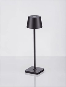 Veioza/Lampa de masa LED portabila exterior IP54 DECK negru