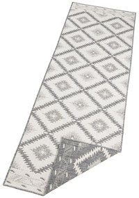 Covor adecvat pentru exterior NORTHRUGS Malibu, 80 x 250 cm, gri-crem