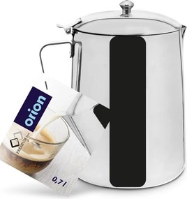 Ceainic argintiu din oțel inoxidabil 700 ml Anett – Orion