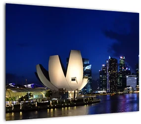 Tablou Singapore nocturn (70x50 cm)