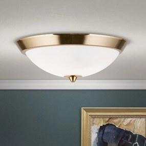 Plafoniera design modern OPALDESIGN 24cm, auriu mat