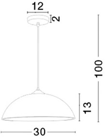 Lustra, Pendul design clasic Prego 30cm NVL-600821
