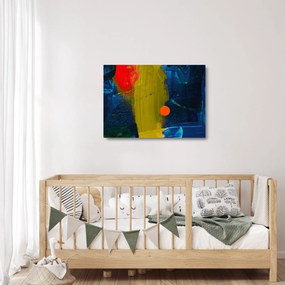 Tablou pe sticlă culorilor (70x50 cm)