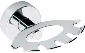 SAPHO XR901 X-Round suport pentru perii, argintiu