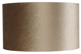 Abajur din catifea taupe 35/35/20