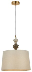 Lustra clasica rotunda bronz din metal Moren B