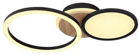 Plafoniera LED design indistrial SID negru