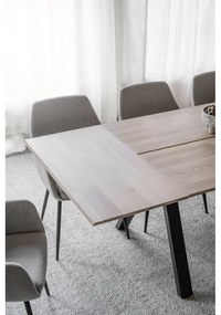 Masă de dining extensibilă cu blat din lemn de stejar 220x100 cm Carradale - Rowico