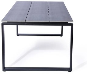 Set 4 scaune din ratan Gabriela și masă neagră Strong - Bonami Essentials