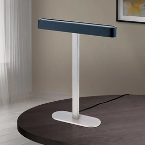 Veioza/Lampa de masa LED moderna AUFTAKT crom satin/negru