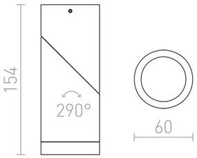 Spot SNAZZY 1xGU10/35W/230V alb RED-Design Rendl-R12670