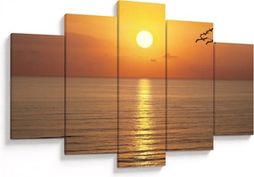 Tablou - Apus de soare peste ocean (150x105 cm)
