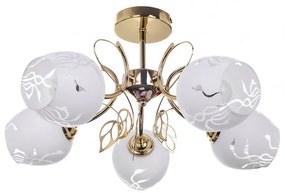 Lustra cu 5 brate design clasic Fauna 5099 RX