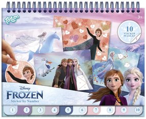 Disney Regatul de gheață Destiny set de autocolante puzzle și colorat