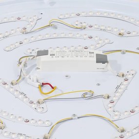 Brilagi - Plafonieră LED WOODROUND, 70 W, 230 V, 3000/4000/6000 K, Ø 80 cm