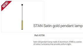 Pendul modern design minimalist STAN auriu 43756