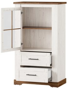 Vitrină Cantaro 14 (pin andersen + stejar stirling). 1068112