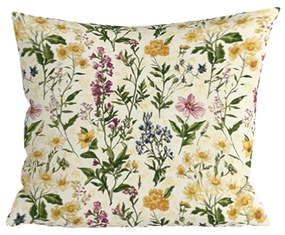 Fata de perna decorativa HERBELLE 45x45 cm, crem