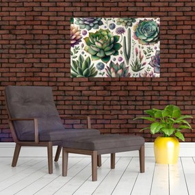 Tablou - Plante suculente (90x60 cm)