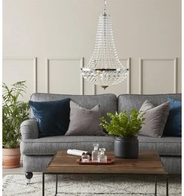 Markslöjd 107550 - Lustră de cristal pe lanț pentru baie GRÄNSÖ 2xG9/20W/230V