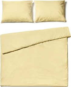 Lenjerie de pat din bumbac CALMORA galben deschis Dimensiune lenjerie de pat: 2 buc 70 x 90 cm | 160 x 200 cm