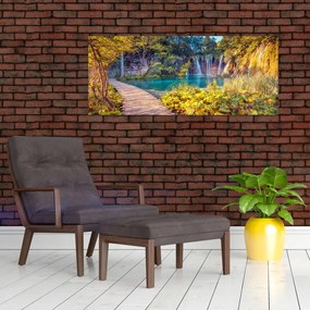 Tablou - Lacurile Plitvice, Croația (120x50 cm)