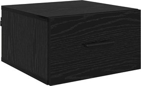 vidaXL Dulap de noapte Stejar negru 35 x 35 x 20 cm Lemn compozit