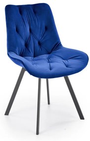 Scaun K519 velvet bleumarin