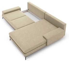 Colțar extensibil cu șezlong pe partea dreaptă Windsor &amp; Co Sofas Planet, bej