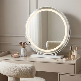 Oglindă LED MAKE-UP White 50 cm