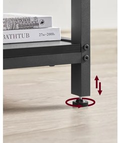 Birou de colț SOLEA, negru