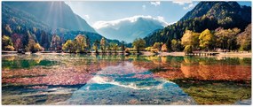Tablou - Lacul Jasna, Gozd Martuljek, Alpii Iulieni, Slovenia (120x50 cm)