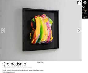 Tablou decorativ Cromatismo, 84x84cm