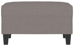 Taburet, gri taupe, 70x55x41 cm, material textil Gri taupe, 70 x 55 x 41 cm