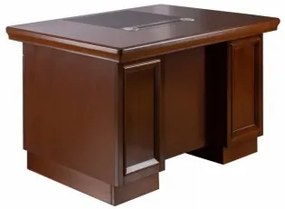 Masa birou WHS A-1413, Nuc, 160cm, MDF