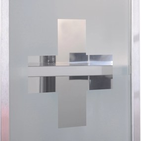 HOMCOM Dulap pentru Medicamente, Design Modern, Sticlă și Oțel, cu Ușă și 2 Chei, 48x25cm | Aosom Romania