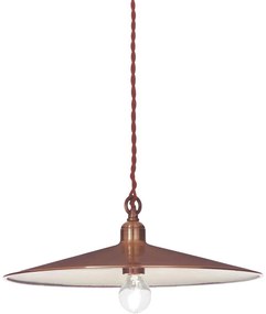 Lustră pe cablu Ideal Lux CANTINA 1xE27/42W/230V d. 35 cm cupru