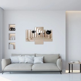 Tablou - Minge între stâlpi (90x60 cm)