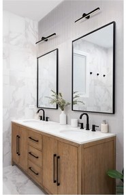 Aplica de perete LED pentru oglinda baie IP54 BREGGO negru, 61cm