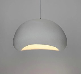 Lustra suspendata design decorativ Cloud alb 120cm