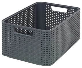 Coș de depozitare Curver Style, 18 l, gri