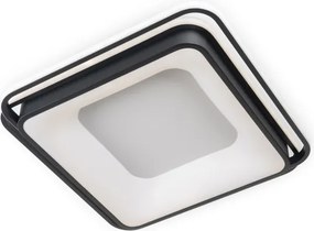 BRILAGI - plafonieră LED dimmabilă FLARE LED/102W/230V 50x50 cm neagră + telecomandă