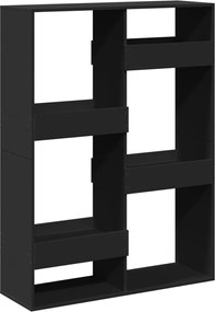 vidaXL Separator de cameră, negru, 100x33x135 cm, lemn prelucrat