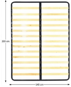 Zondo Somieră metalică 140 cm Rolo 7867. 752940