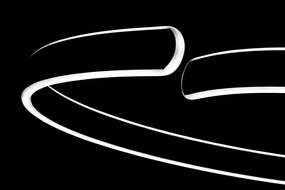 Lustra LED suspendata stil circular Silnora 76cm